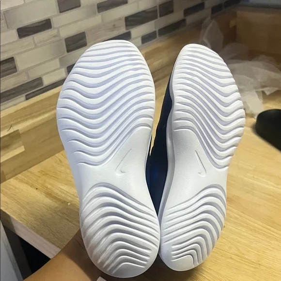 Nike Kids Navy Blue Slip-On Sneakers - Picture 3 of 3